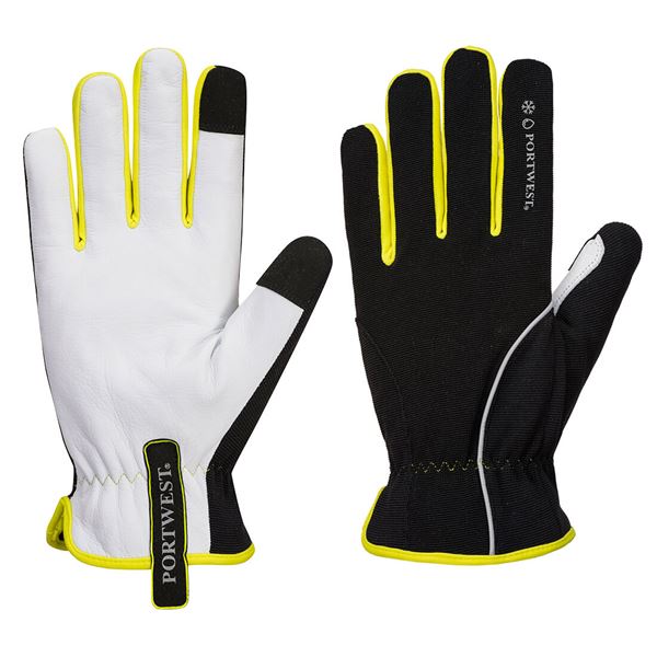 A776 - PW3 Winter Glove Yellow/Black SMALL