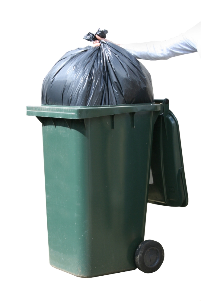 FLO027 Extra H/D Wheelie Bin Bag Black case 50 30x48x54inch James